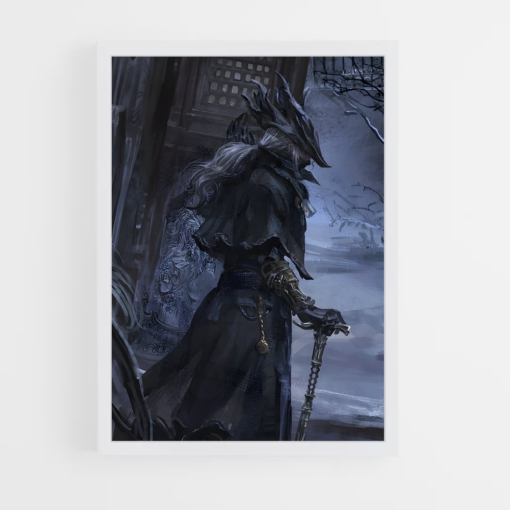 Poster Bloodborne hunter (vue 3)